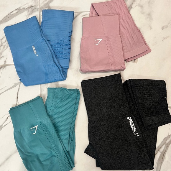 Gym shark 7/8 leggings (sold separately $25 each) all in XS - Picture 2 of 6